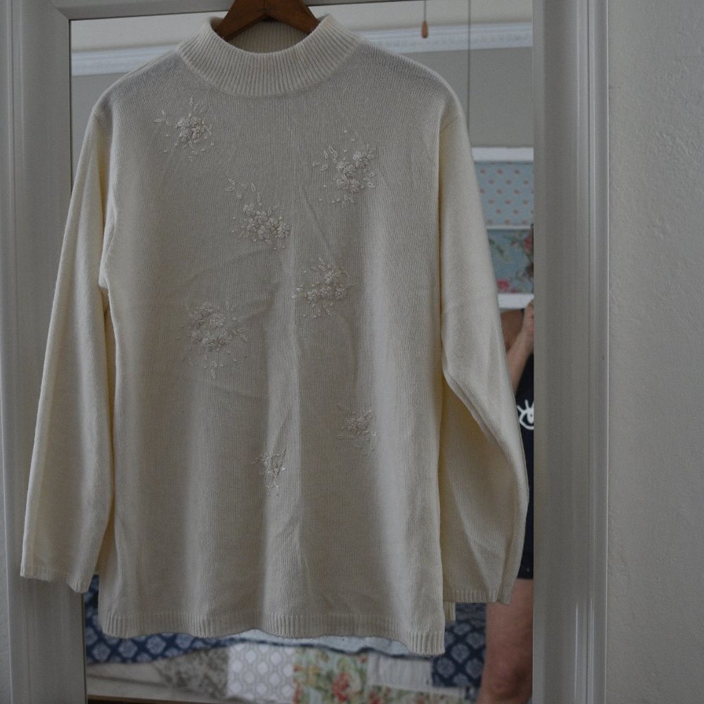Vintage embroidered sweater